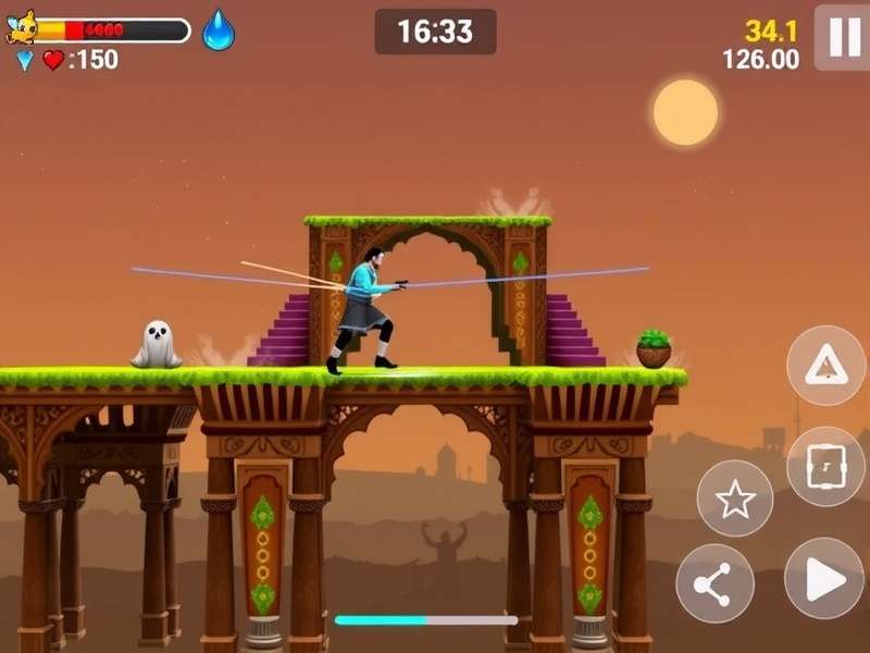 Bhangra Net Leaper gameplay screenshot